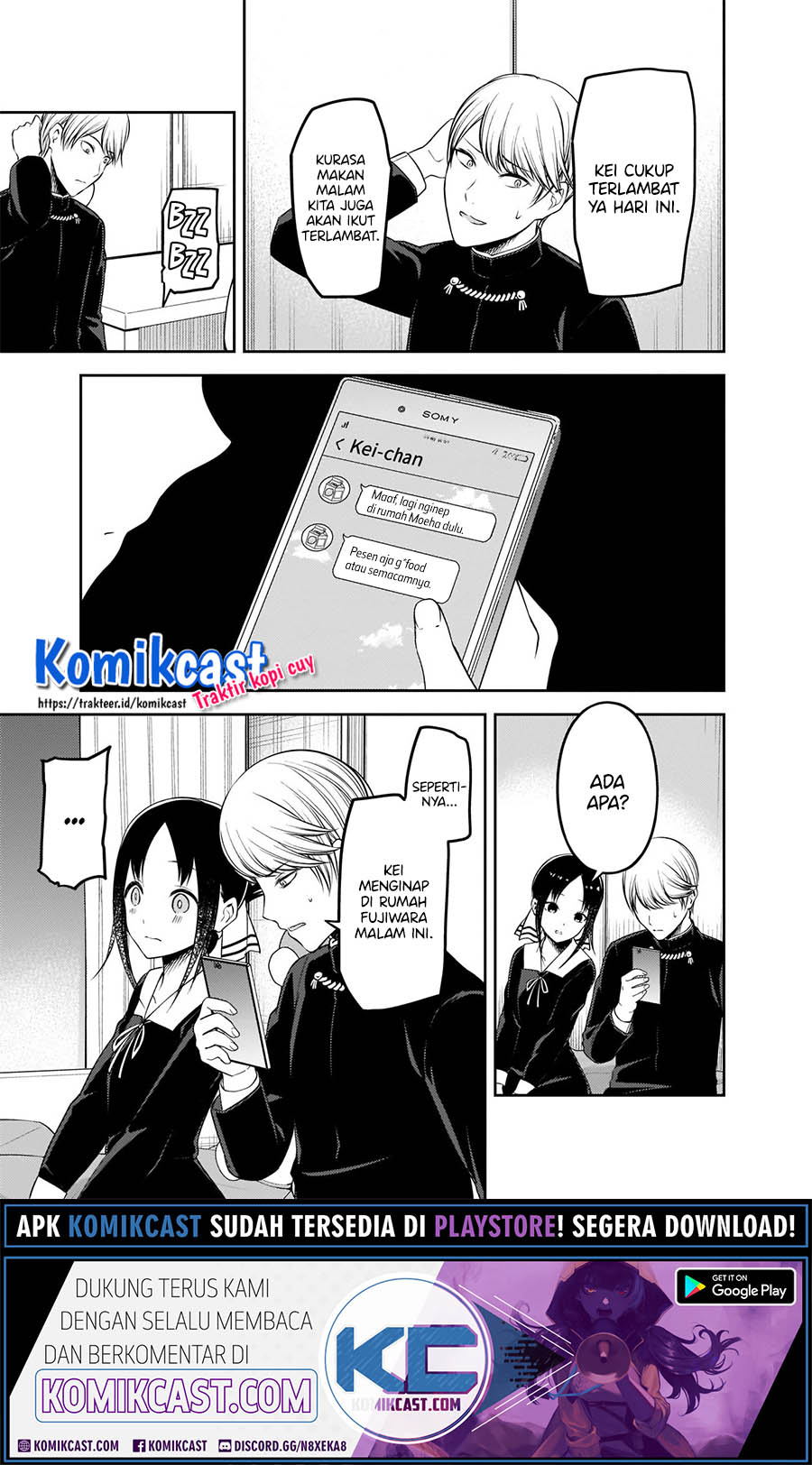 Kaguya-sama wa Kokurasetai: Tensai-tachi no Renai Zunousen chapter 218 halaman 16