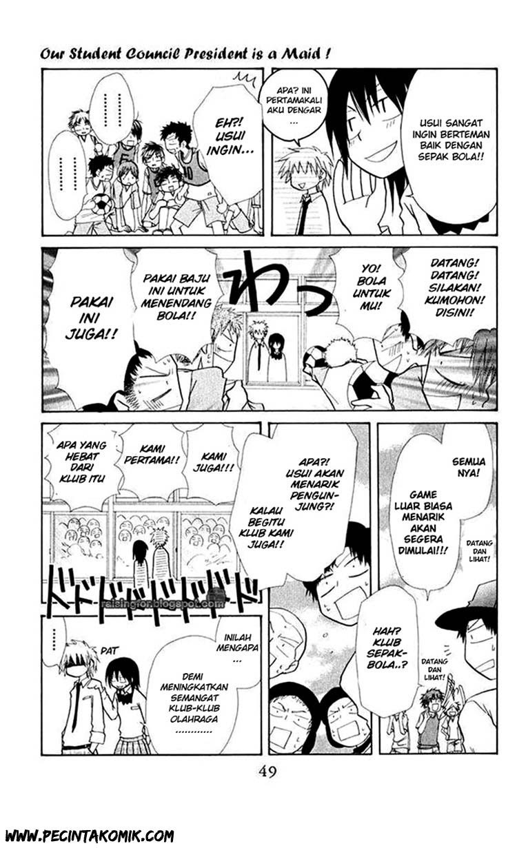 Kaichou Wa Maid Sama chapter 17 halaman 14
