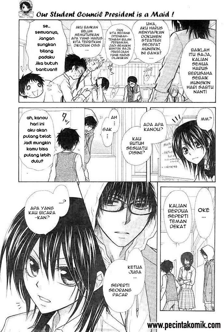 Kaichou Wa Maid Sama chapter 25 halaman 13