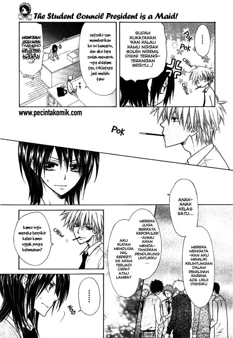 Kaichou Wa Maid Sama chapter 37 halaman 23