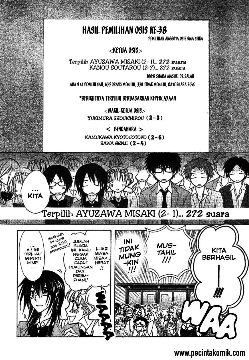 Kaichou Wa Maid Sama chapter 38 halaman 27