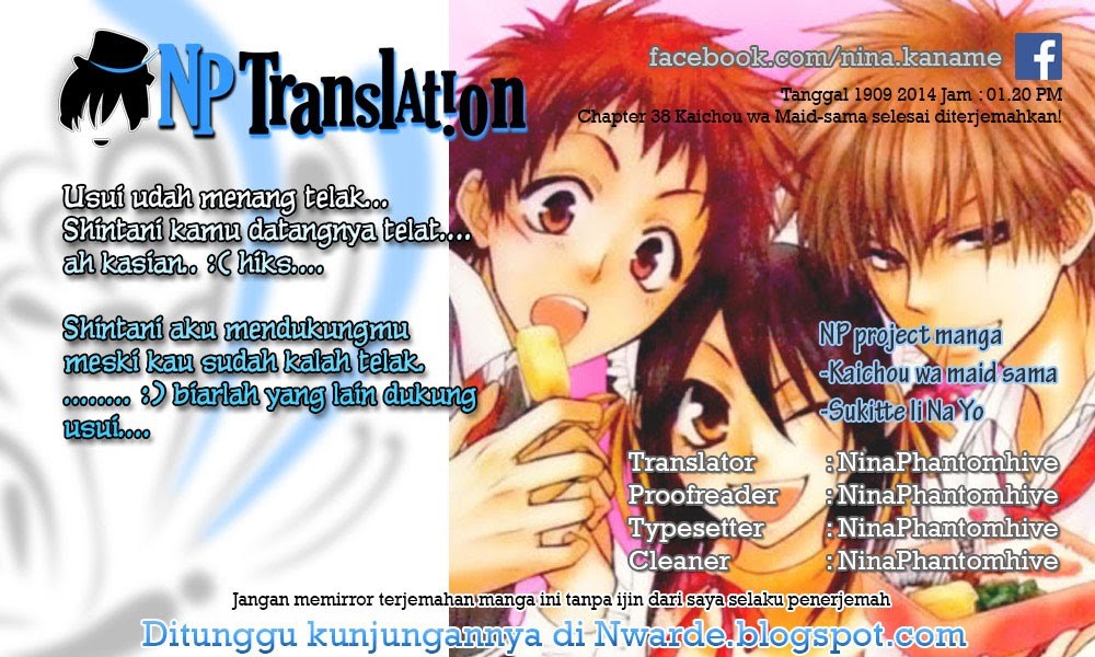 Kaichou Wa Maid Sama chapter 39 halaman 35