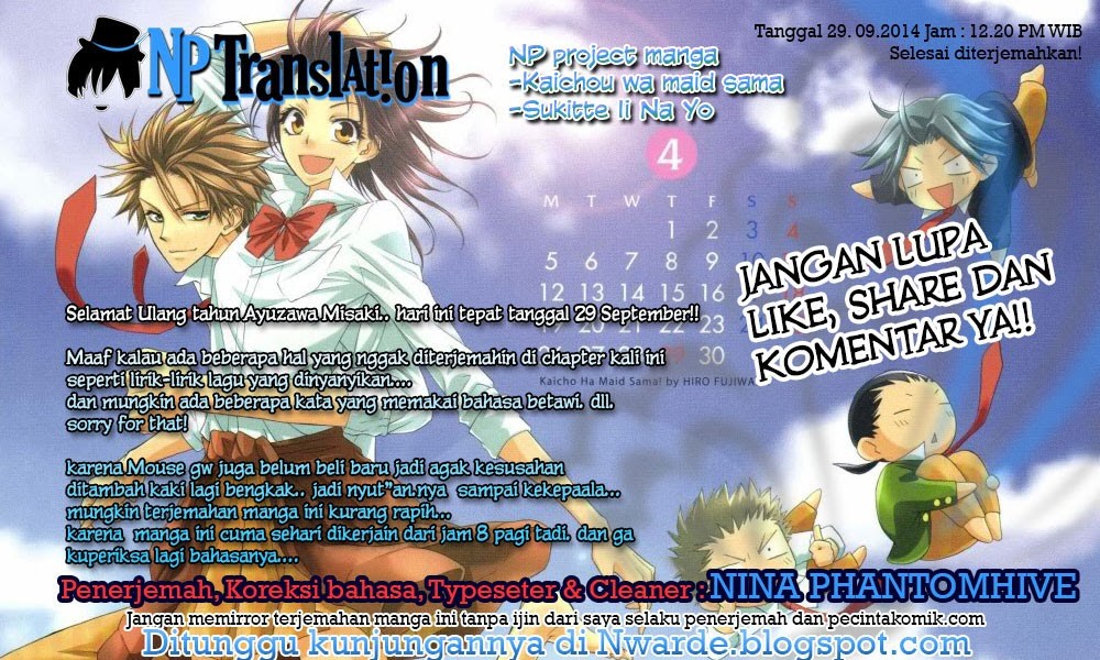 Kaichou Wa Maid Sama chapter 40 halaman 42