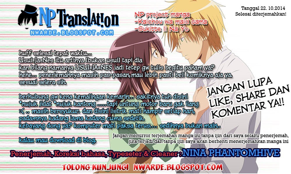 Kaichou Wa Maid Sama chapter 42 halaman 34