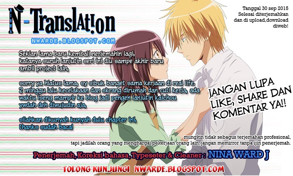 Kaichou Wa Maid Sama chapter 43 halaman 33