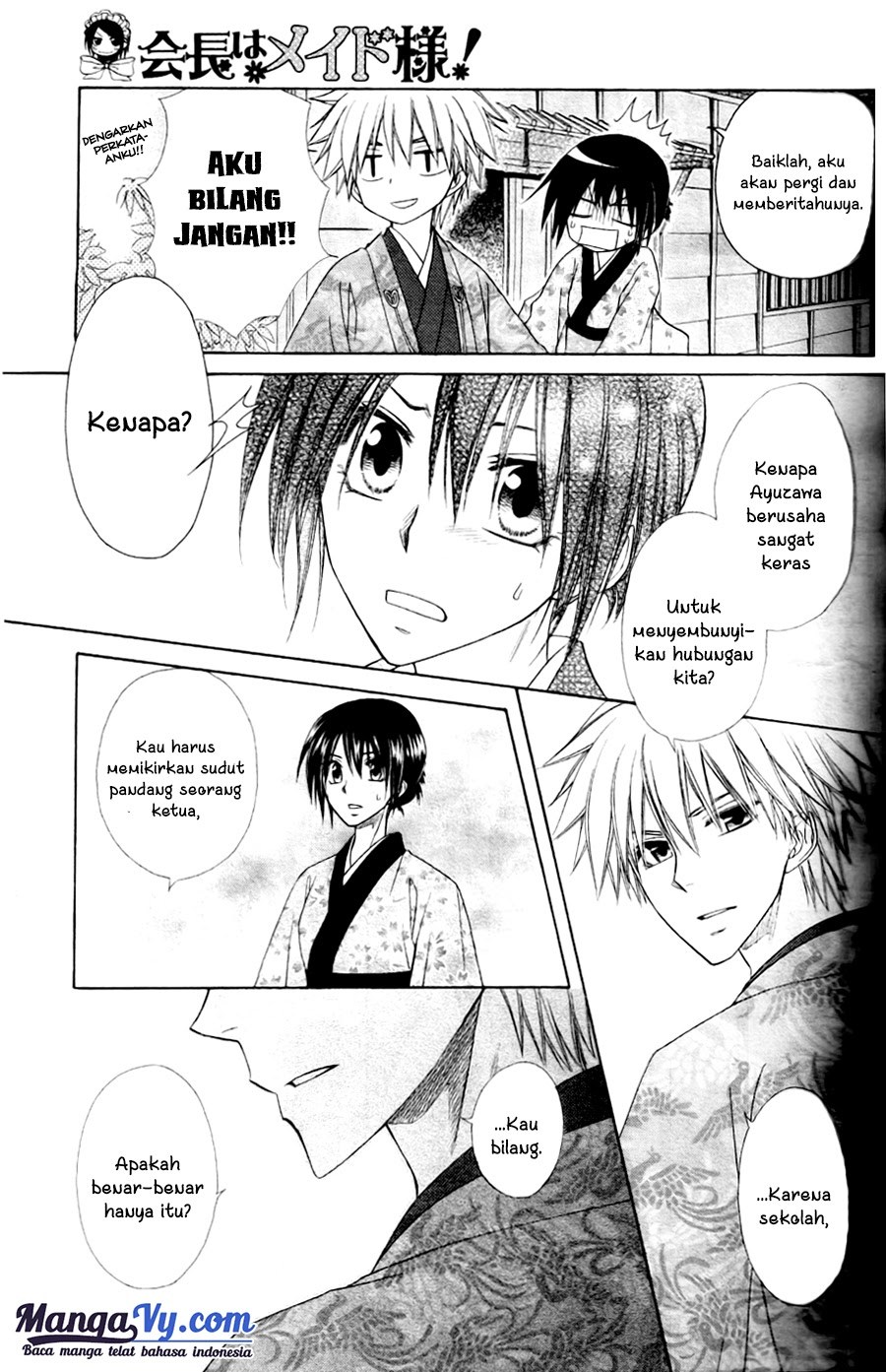 Kaichou Wa Maid Sama chapter 60 halaman 35