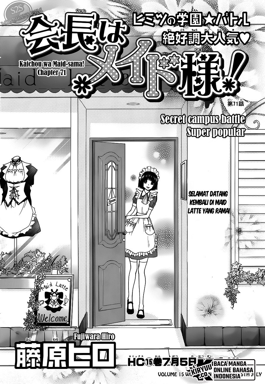 Kaichou Wa Maid Sama chapter 71 halaman 4