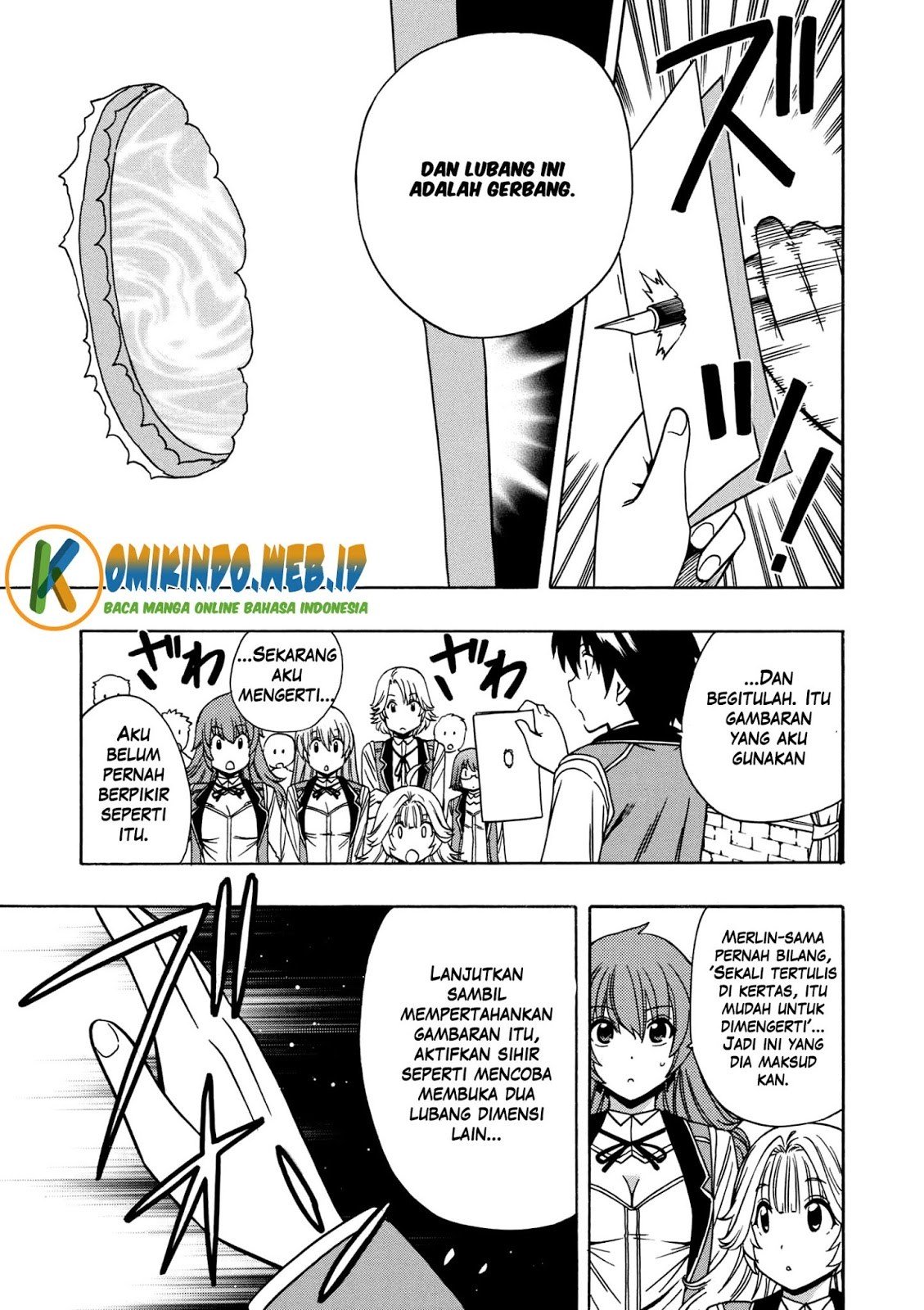 Kenja no Mago chapter 28 halaman 24