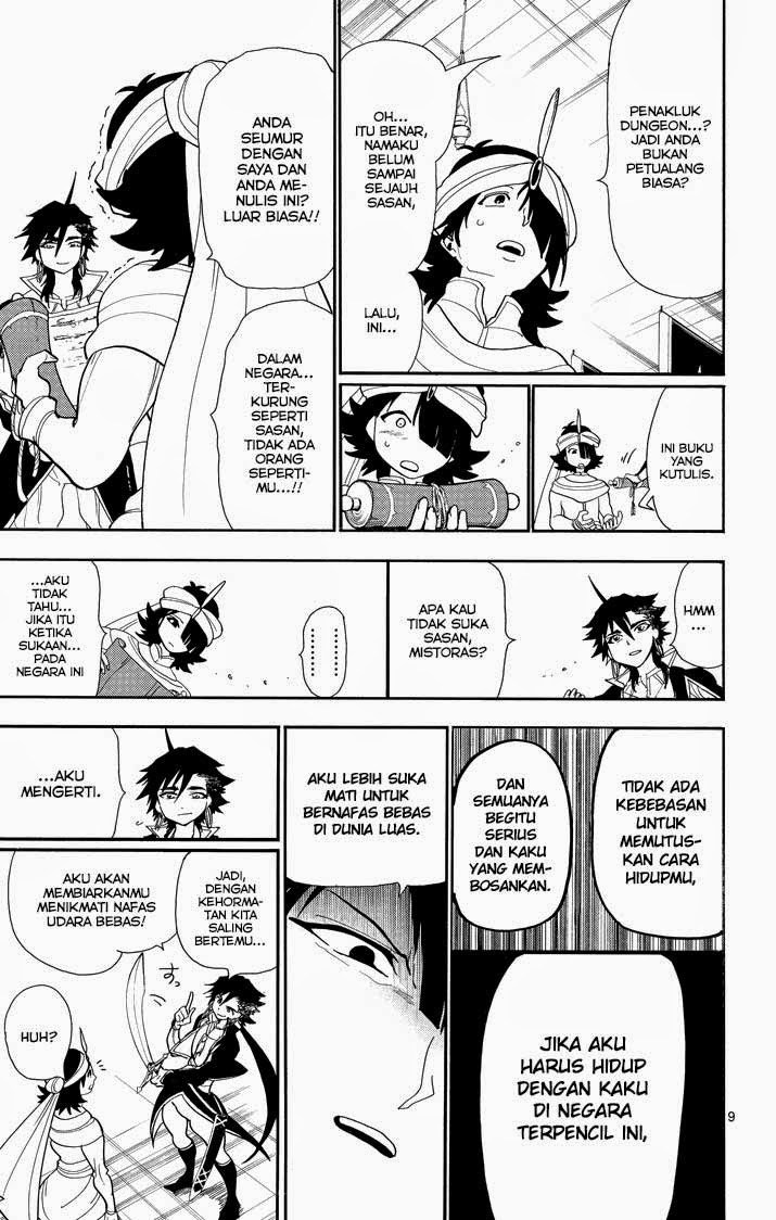 Magi: Sinbad no Bouken chapter 40 halaman 9