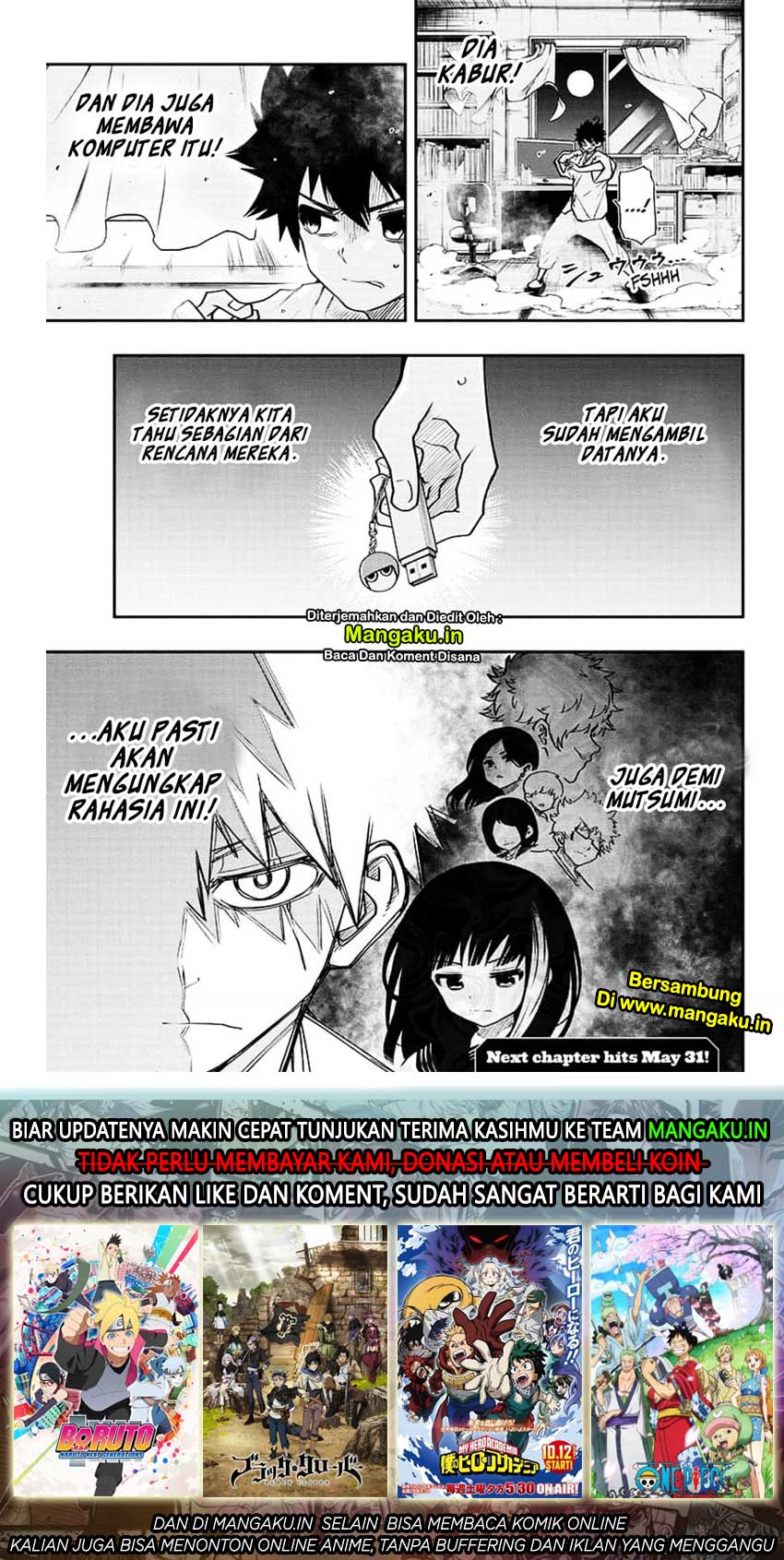 Mission: Yozakura Family chapter 36 halaman 21