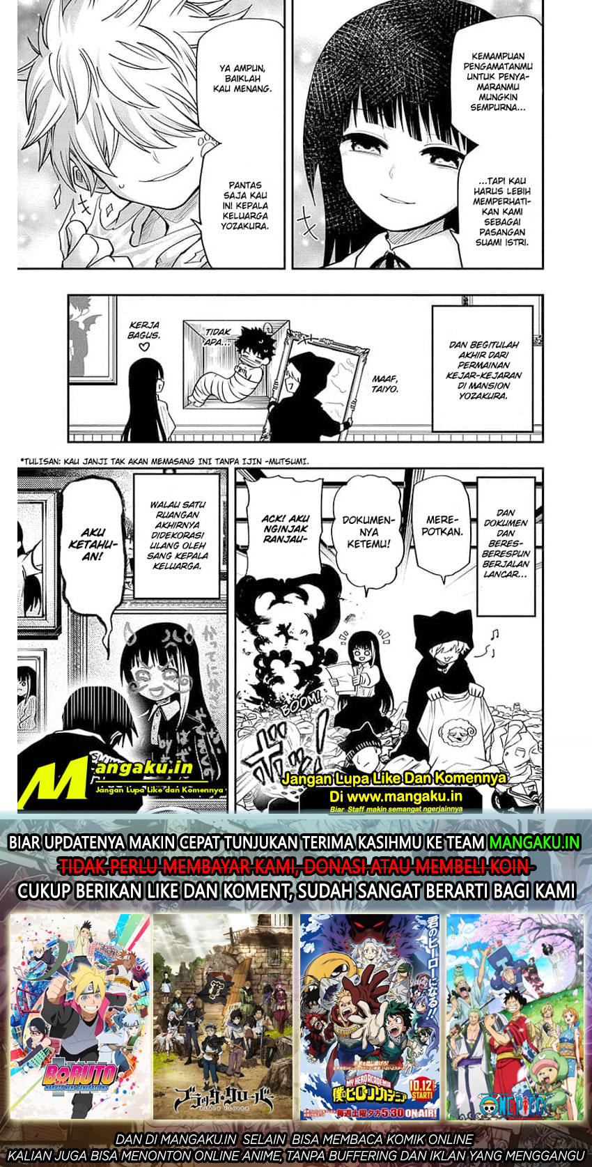 Mission: Yozakura Family chapter 40 halaman 20
