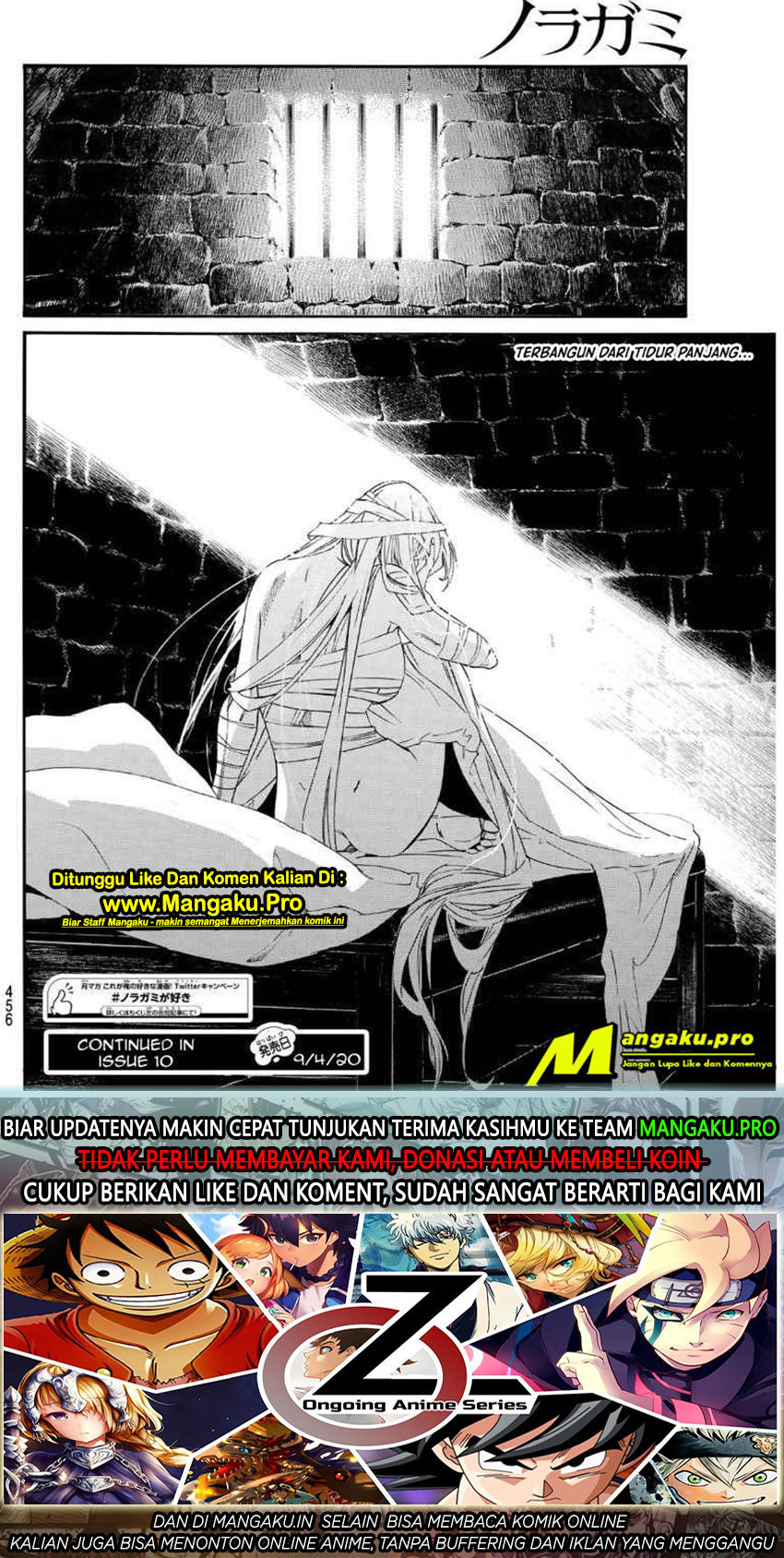 Noragami chapter 89.2 halaman 32