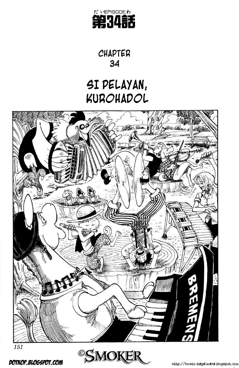 One Piece Chapter 34 Bahasa Indonesia page 0