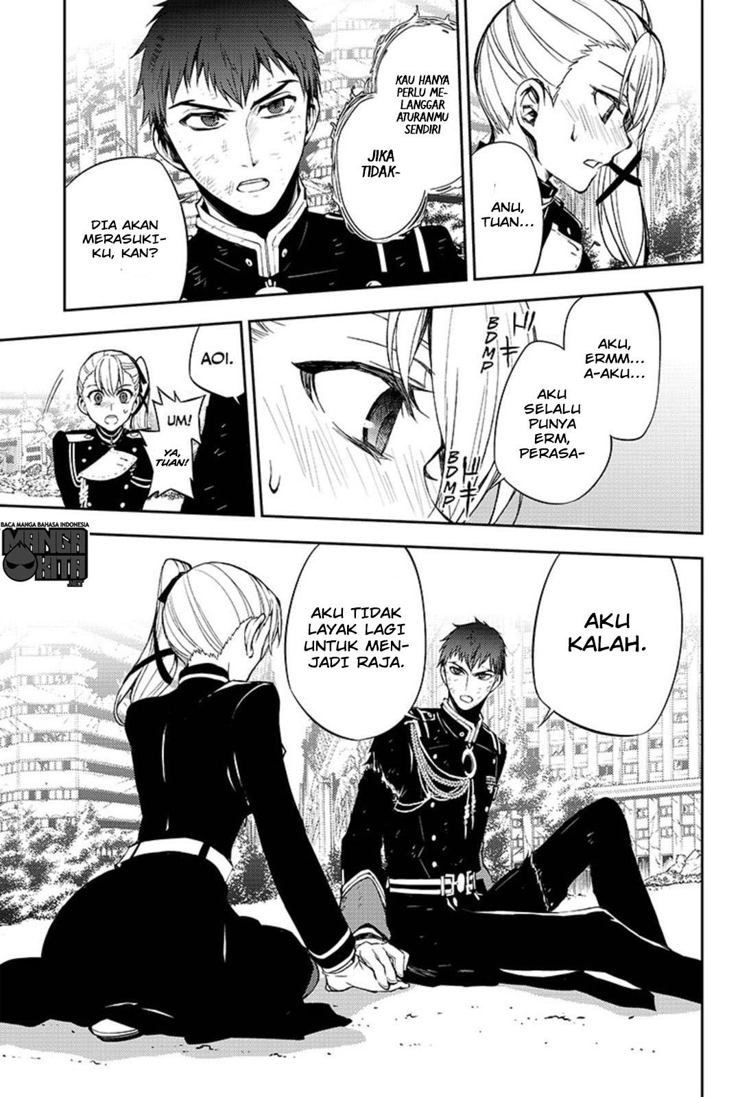 Owari no Seraph chapter 58 halaman 22