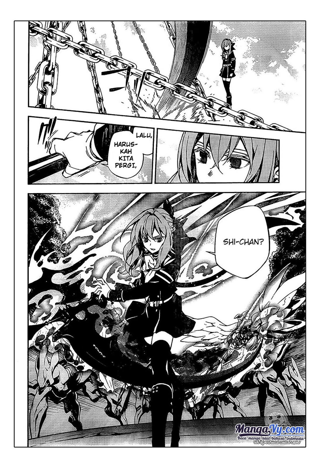 Owari no Seraph chapter 67 halaman 8