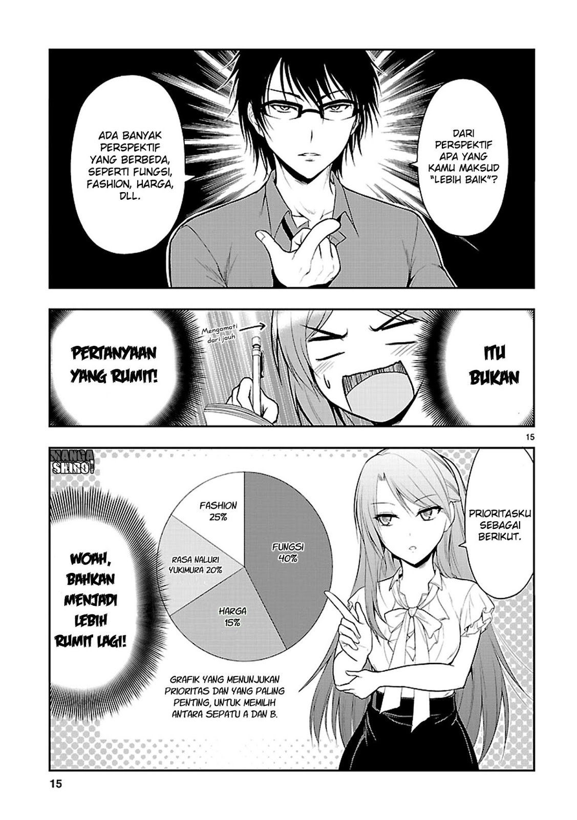 Rikei ga Koi ni Ochita no de Shoumei Shitemita chapter 9 halaman 17
