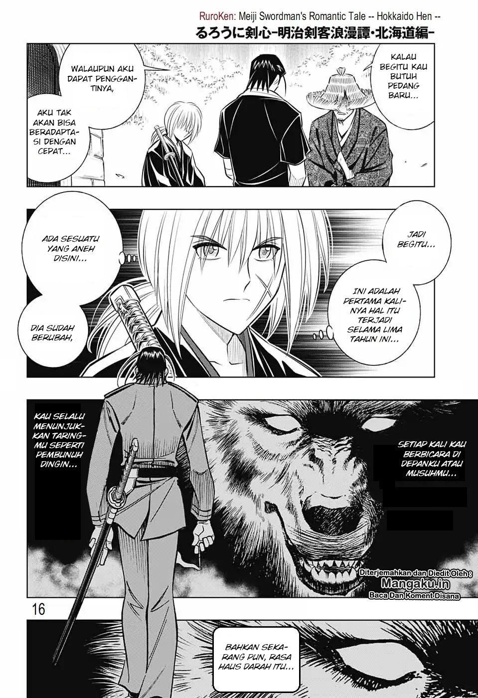 Rurouni Kenshin: Hokkaido-hen chapter 15 halaman 16