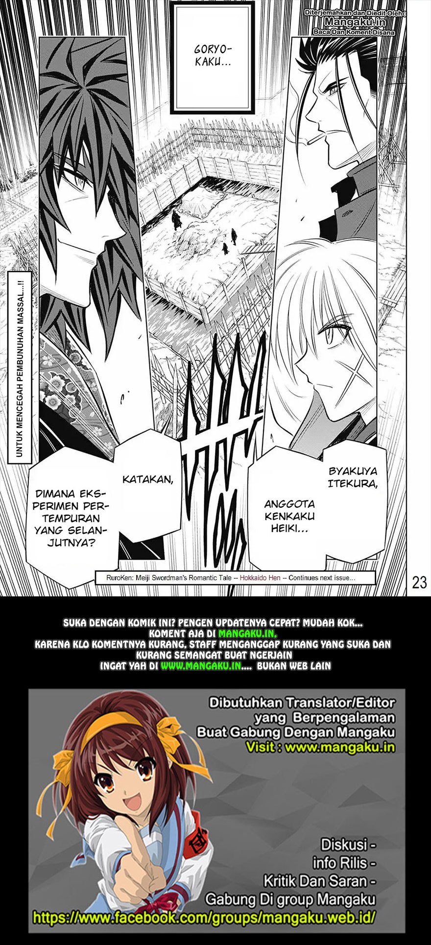 Rurouni Kenshin: Hokkaido-hen chapter 16 halaman 24