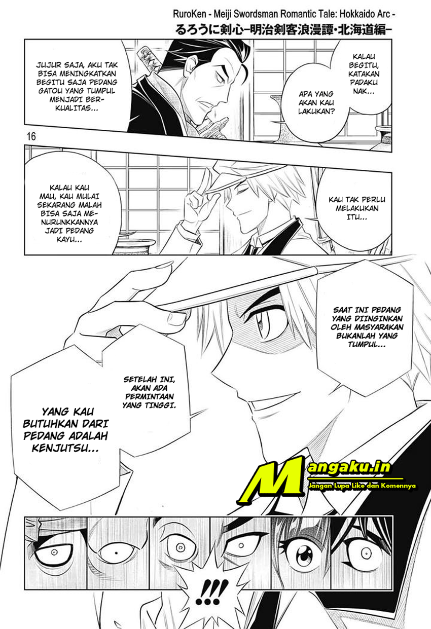 Rurouni Kenshin: Hokkaido-hen chapter 24 halaman 17
