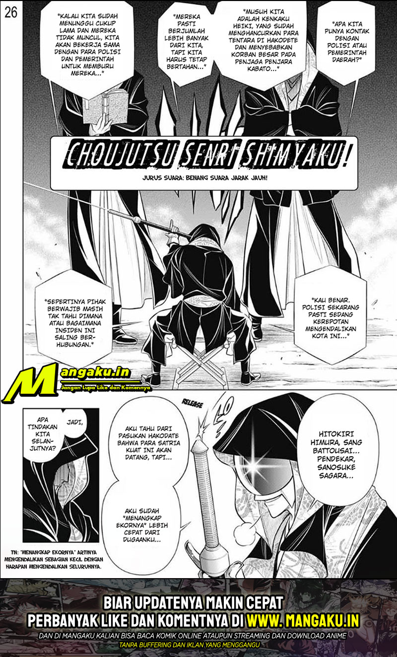 Rurouni Kenshin: Hokkaido-hen chapter 25 halaman 26