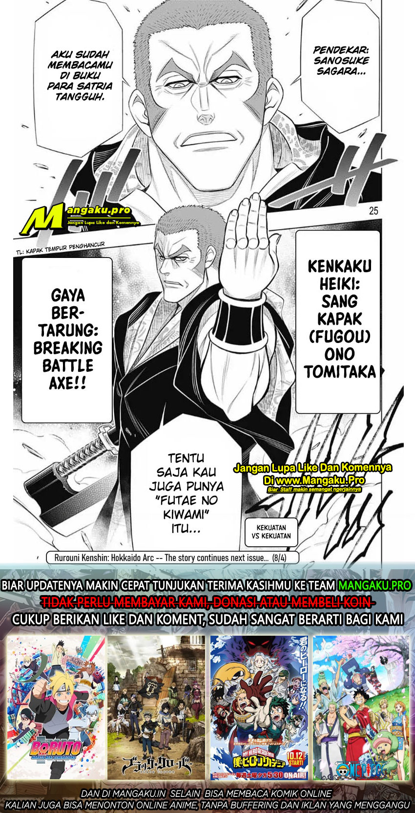 Rurouni Kenshin: Hokkaido-hen chapter 26 halaman 27
