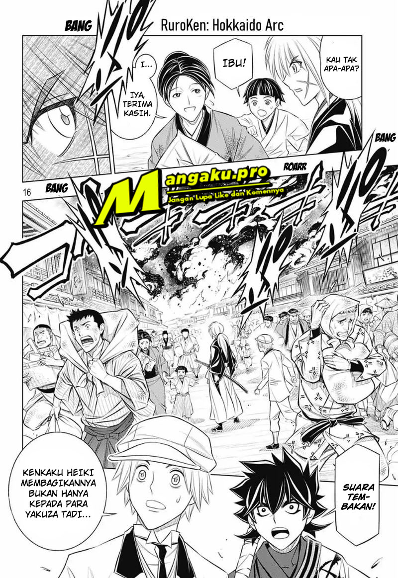 Rurouni Kenshin: Hokkaido-hen chapter 28 halaman 16