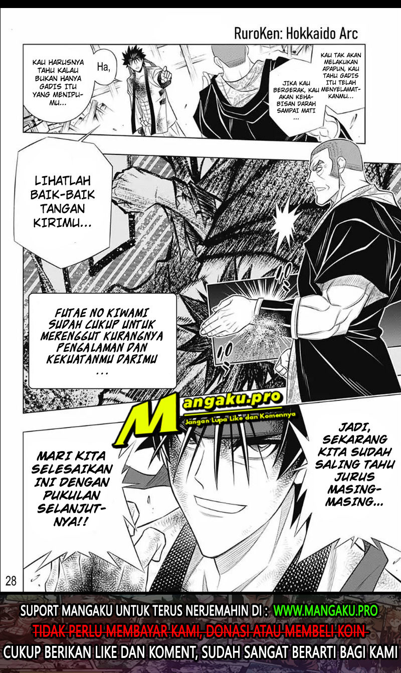 Rurouni Kenshin: Hokkaido-hen chapter 28 halaman 28