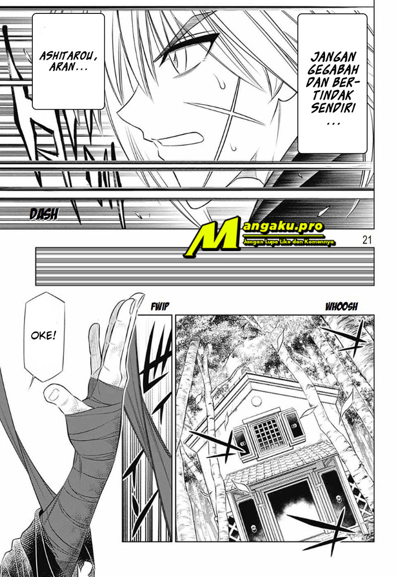 Rurouni Kenshin: Hokkaido-hen chapter 29 halaman 21