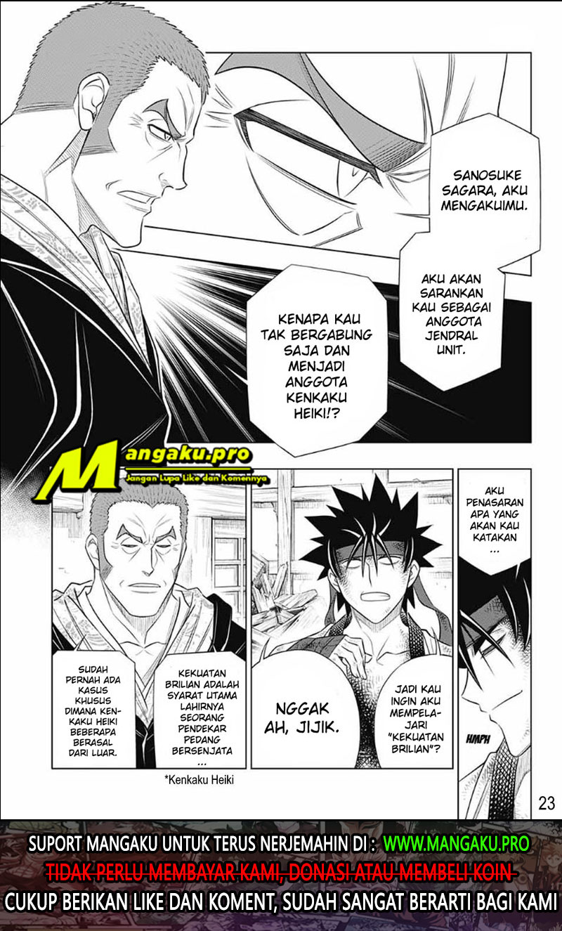 Rurouni Kenshin: Hokkaido-hen chapter 29 halaman 23