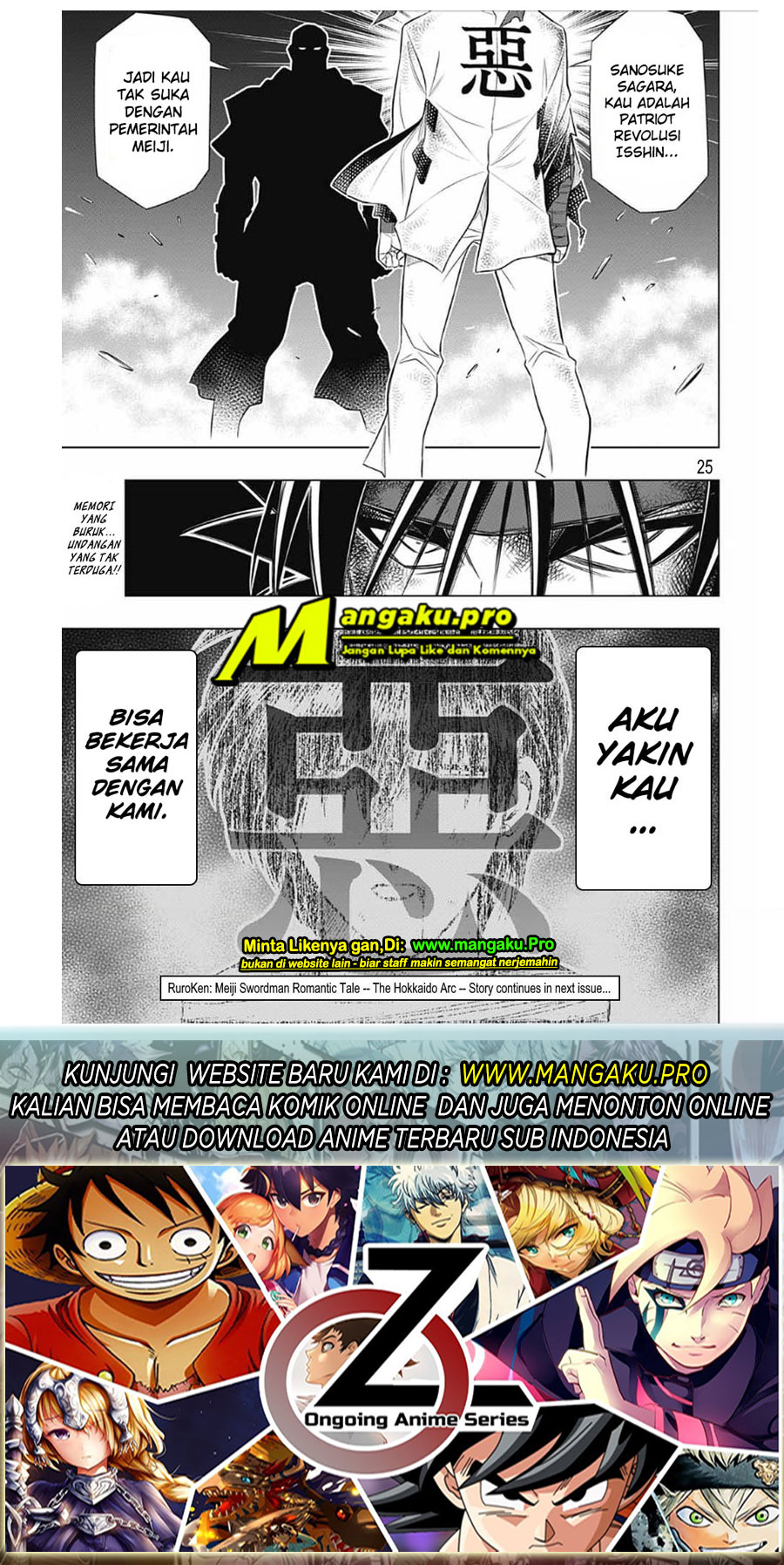 Rurouni Kenshin: Hokkaido-hen chapter 29 halaman 25