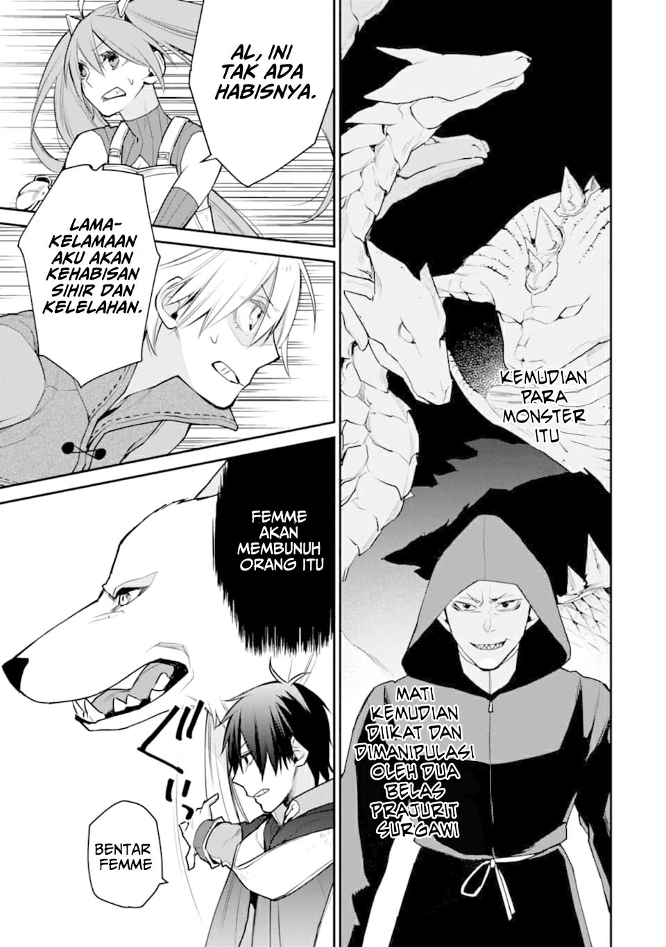 Saikyou no Madoshi. Hisa ni Ya wo Ukete Shimatta no de Inaka no Eihei ni Naru Chapter 19 page 64