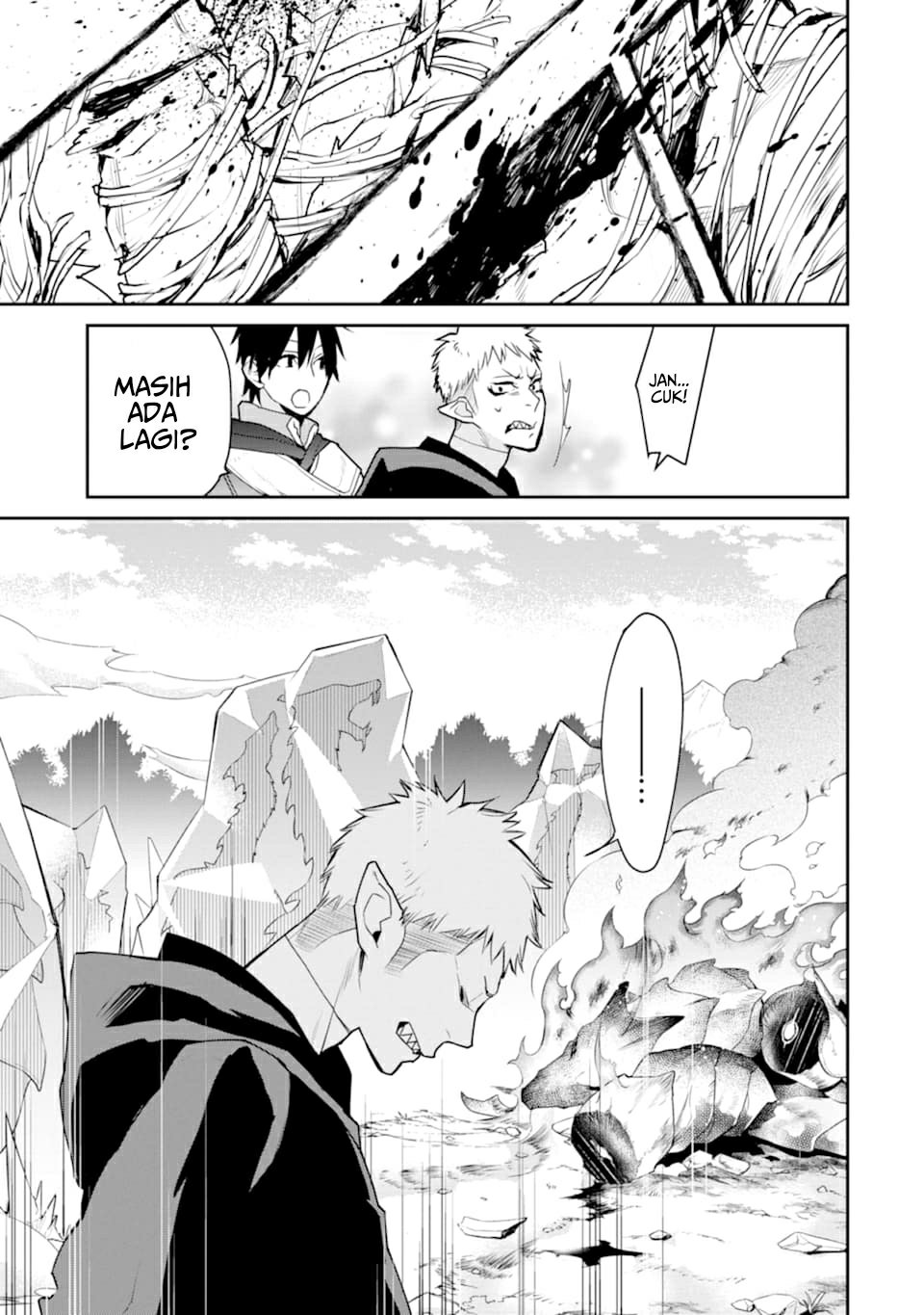 Saikyou no Madoshi. Hisa ni Ya wo Ukete Shimatta no de Inaka no Eihei ni Naru Chapter 19 page 88