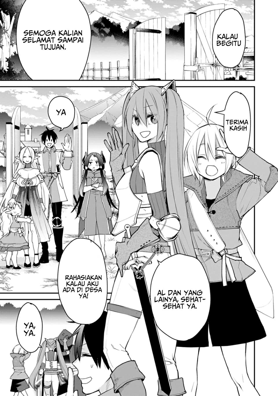 Saikyou no Madoshi. Hisa ni Ya wo Ukete Shimatta no de Inaka no Eihei ni Naru Chapter 20 page 42