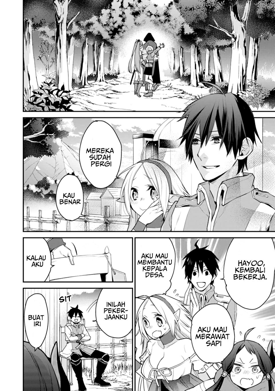 Saikyou no Madoshi. Hisa ni Ya wo Ukete Shimatta no de Inaka no Eihei ni Naru Chapter 20 page 44