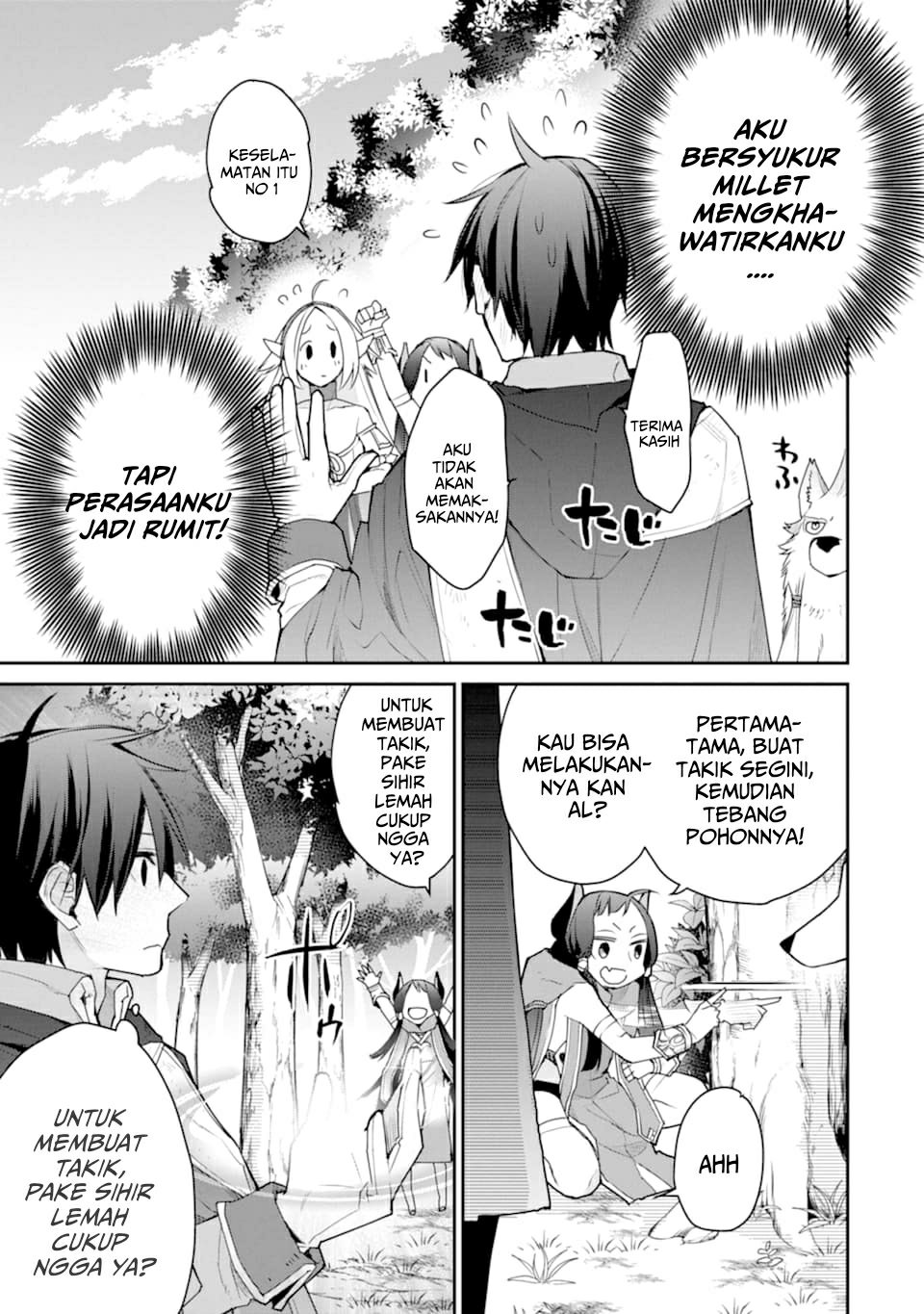 Saikyou no Madoshi. Hisa ni Ya wo Ukete Shimatta no de Inaka no Eihei ni Naru Chapter 21 page 50