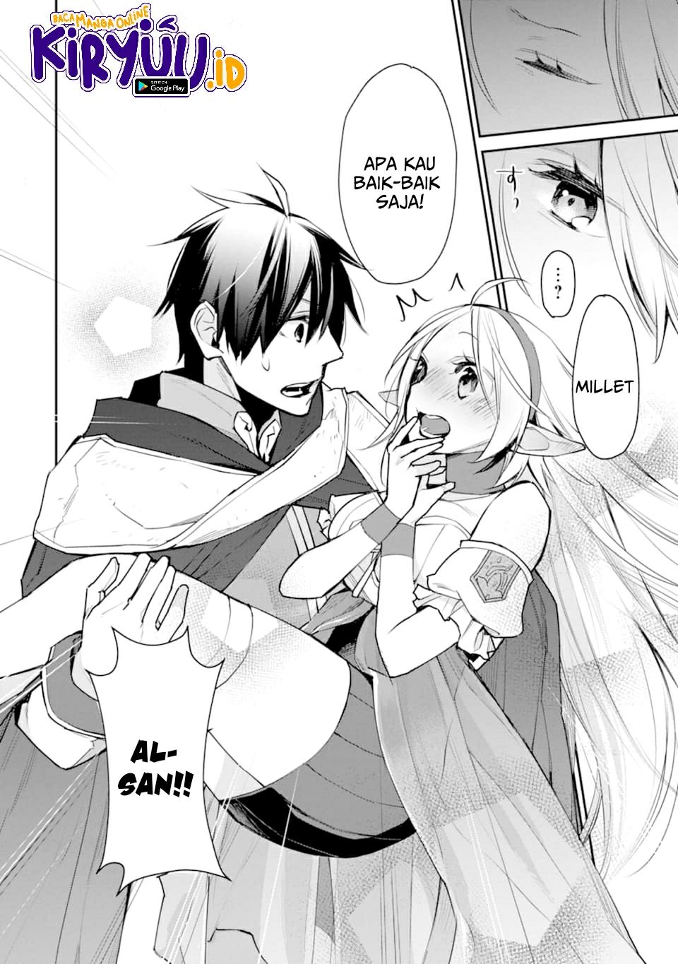 Saikyou no Madoshi. Hisa ni Ya wo Ukete Shimatta no de Inaka no Eihei ni Naru Chapter 21 page 56