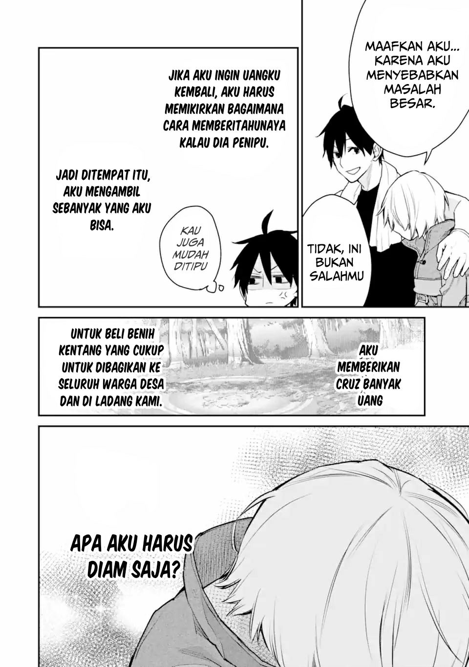 Saikyou no Madoshi. Hisa ni Ya wo Ukete Shimatta no de Inaka no Eihei ni Naru Chapter 23.3 page 36