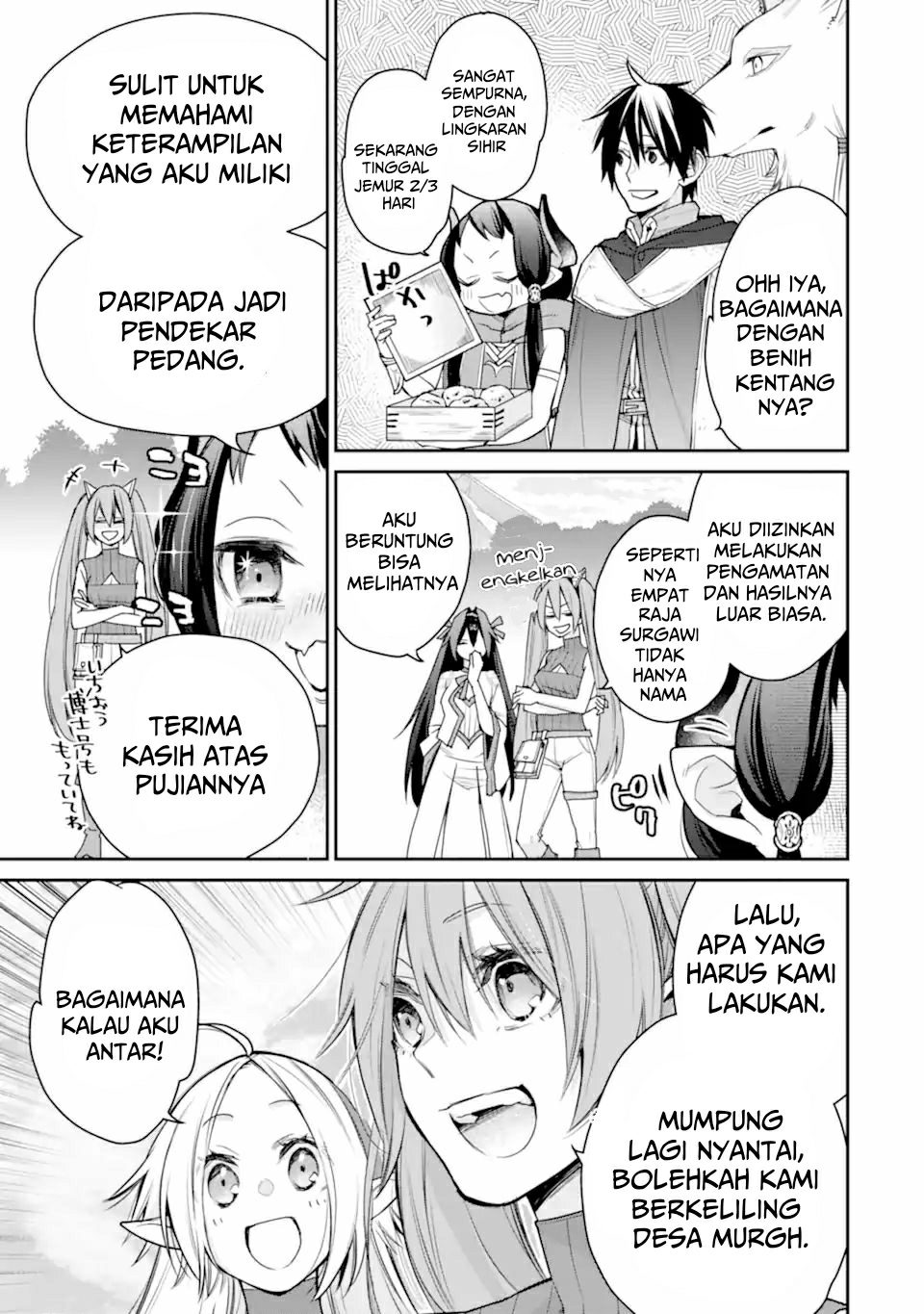 Saikyou no Madoshi. Hisa ni Ya wo Ukete Shimatta no de Inaka no Eihei ni Naru Chapter 26.1 page 20