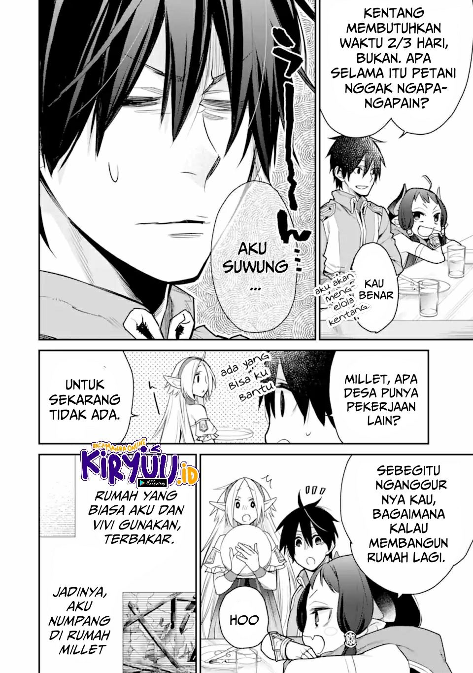 Saikyou no Madoshi. Hisa ni Ya wo Ukete Shimatta no de Inaka no Eihei ni Naru Chapter 26.2 page 24