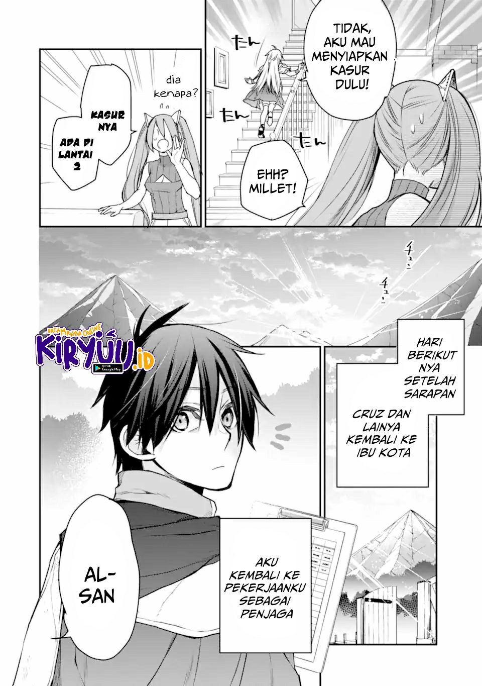 Saikyou no Madoshi. Hisa ni Ya wo Ukete Shimatta no de Inaka no Eihei ni Naru Chapter 27.1 page 22