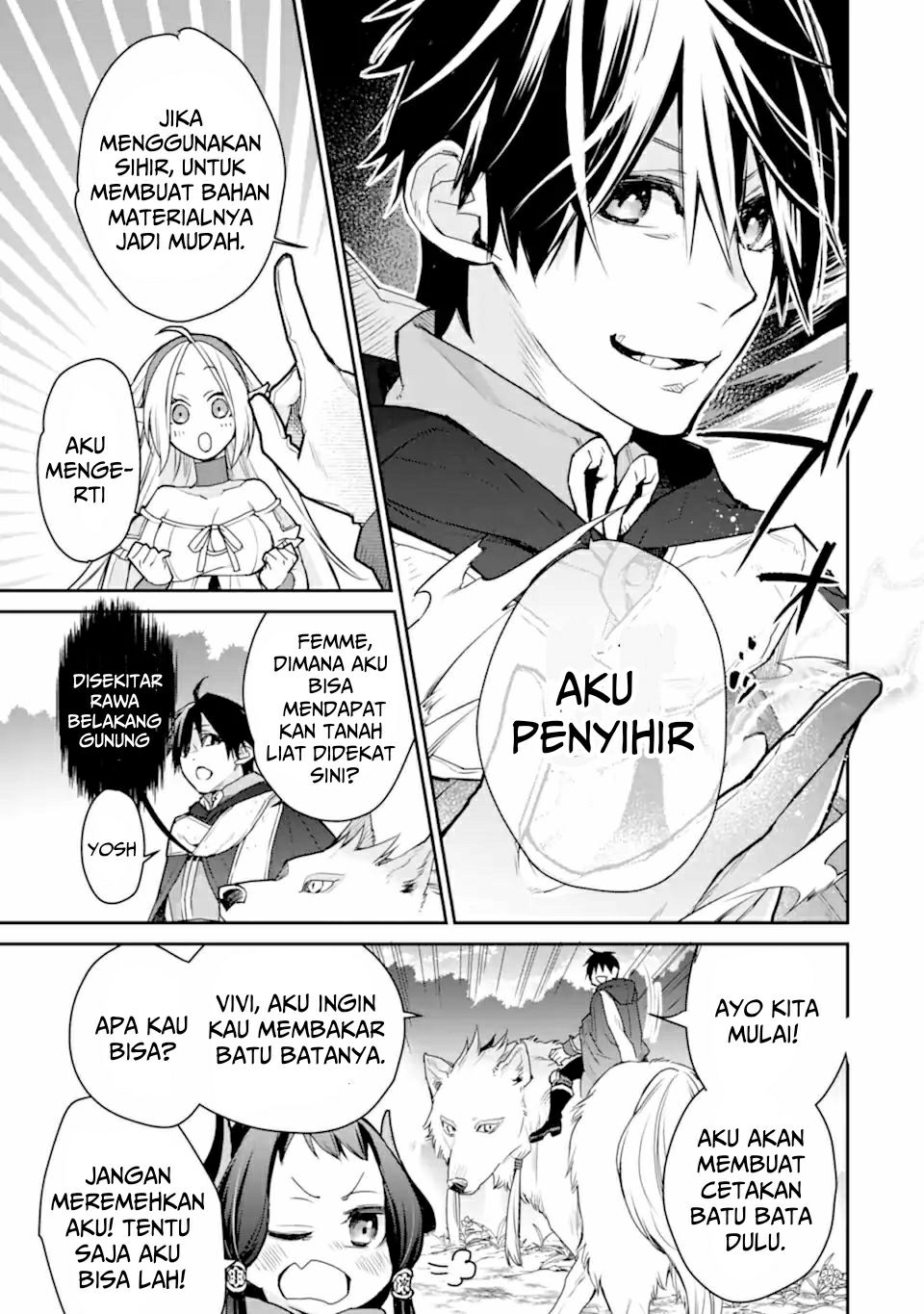 Saikyou no Madoshi. Hisa ni Ya wo Ukete Shimatta no de Inaka no Eihei ni Naru Chapter 27.1 page 36