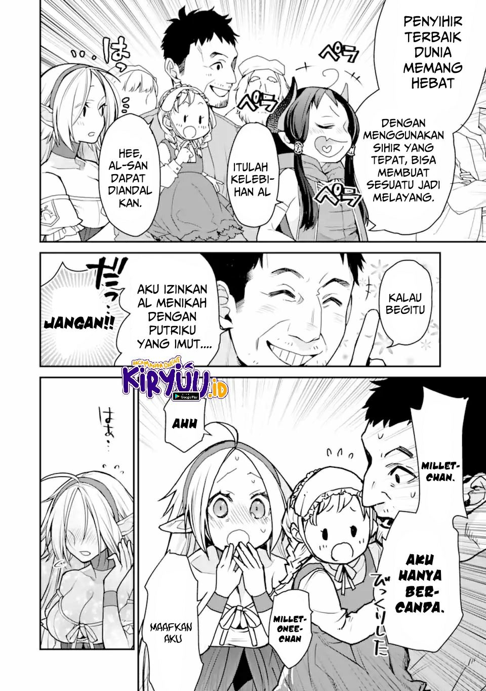 Saikyou no Madoshi. Hisa ni Ya wo Ukete Shimatta no de Inaka no Eihei ni Naru Chapter 27.2 page 26