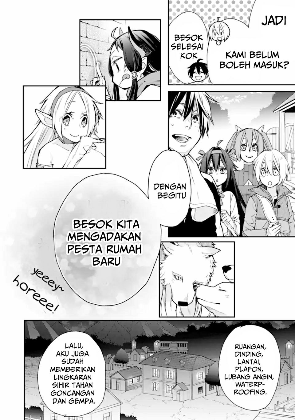 Saikyou no Madoshi. Hisa ni Ya wo Ukete Shimatta no de Inaka no Eihei ni Naru Chapter 27.2 page 34