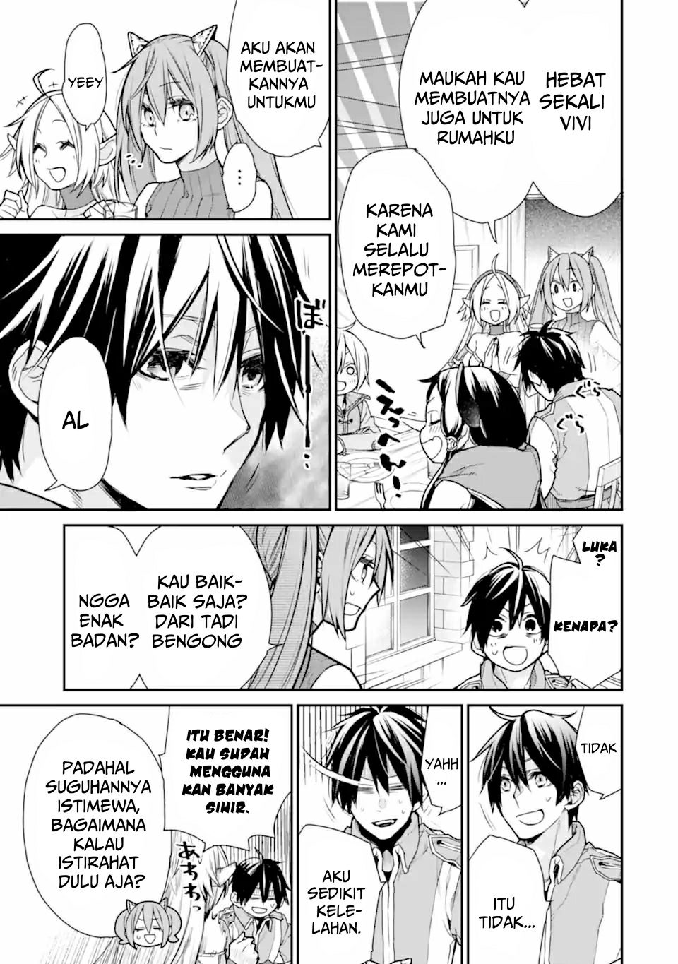 Saikyou no Madoshi. Hisa ni Ya wo Ukete Shimatta no de Inaka no Eihei ni Naru Chapter 27.3 page 8
