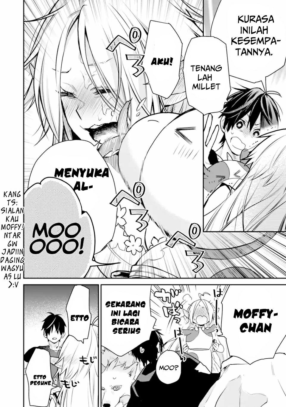 Saikyou no Madoshi. Hisa ni Ya wo Ukete Shimatta no de Inaka no Eihei ni Naru Chapter 27.3 page 28