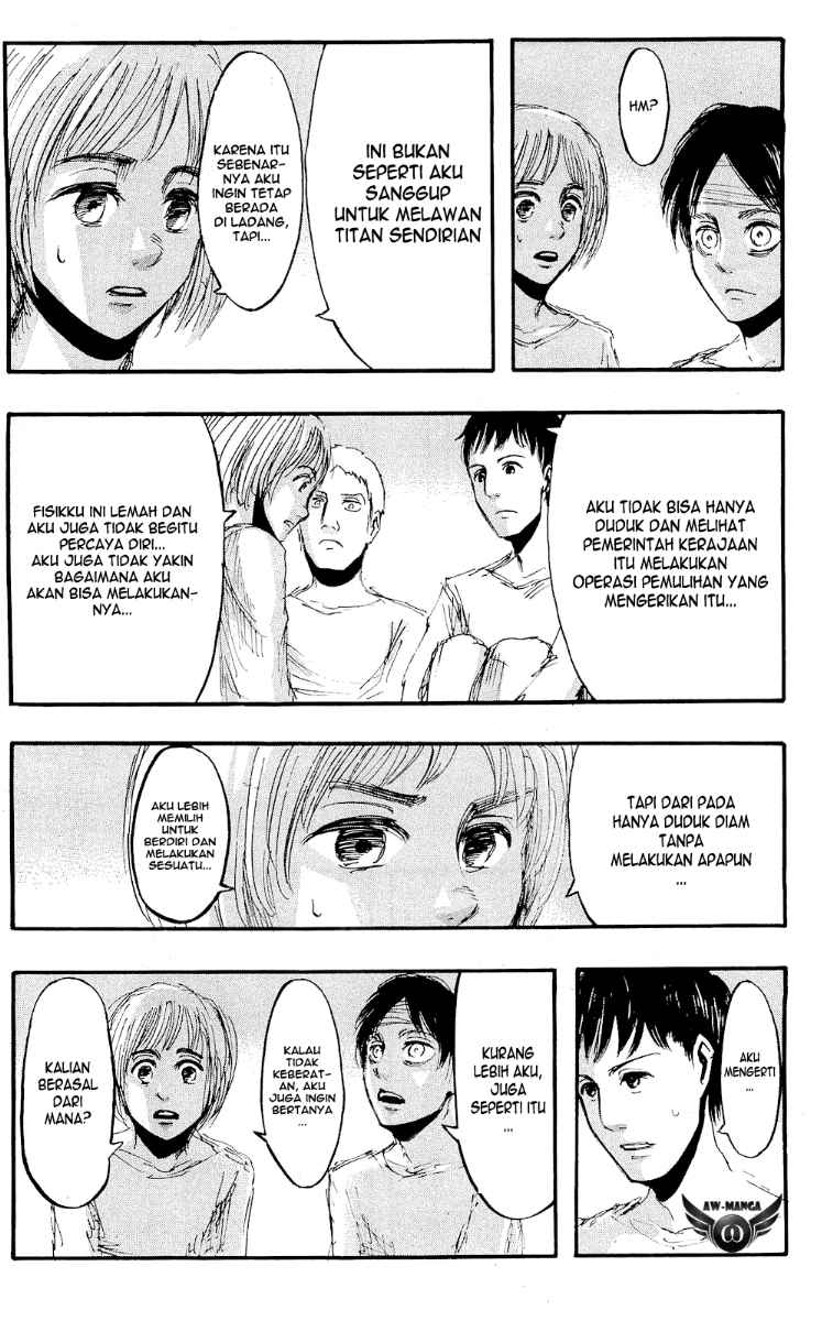 Shingeki no Kyojin chapter 16 halaman 19