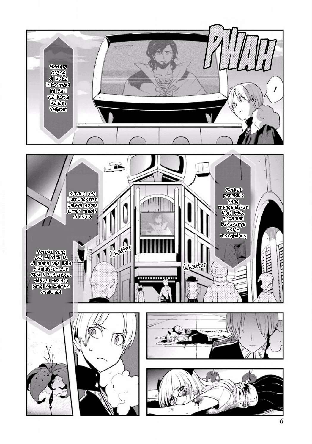 Yakushoku Distopiary chapter 24 halaman 6