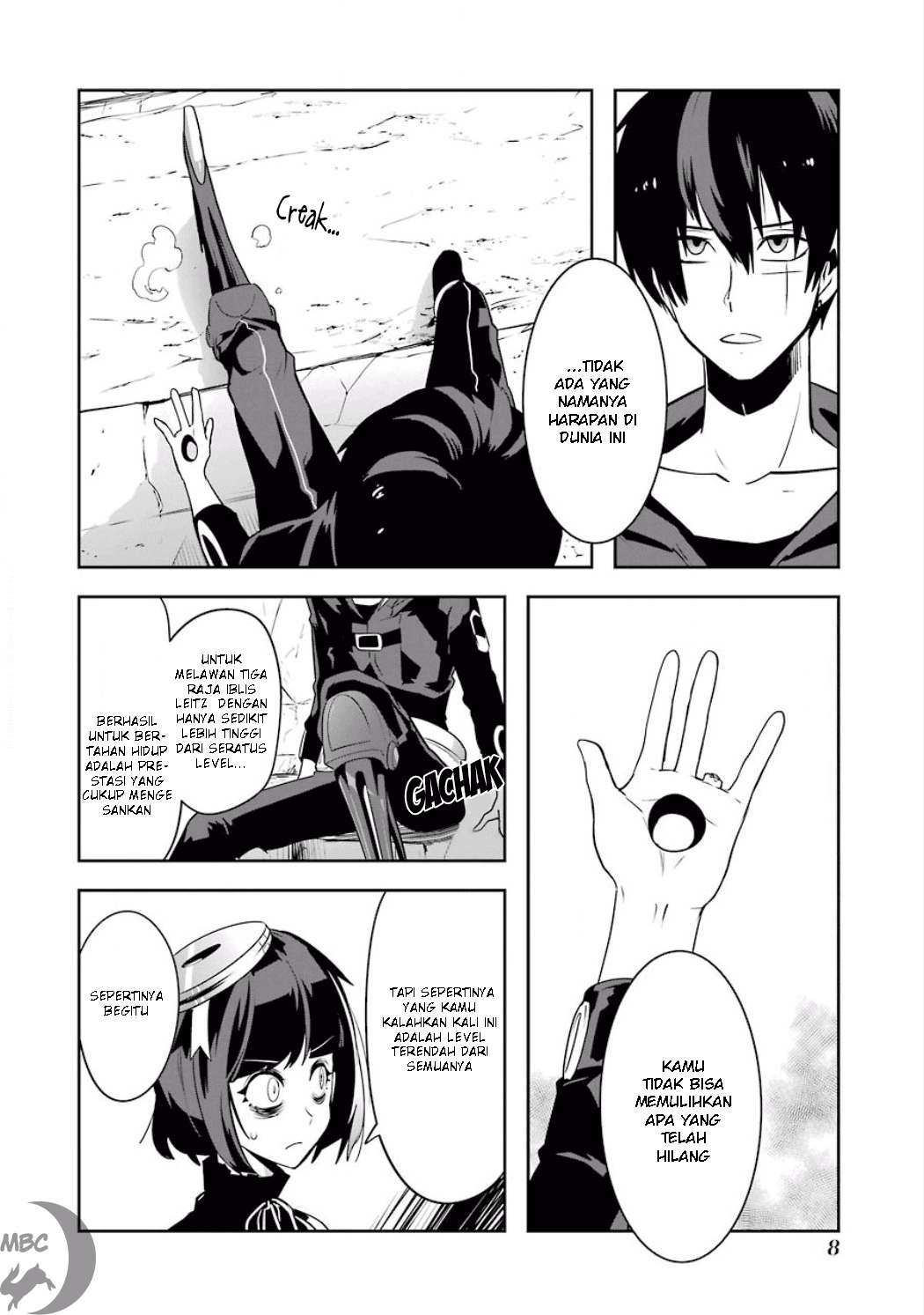Yakushoku Distopiary chapter 24 halaman 8