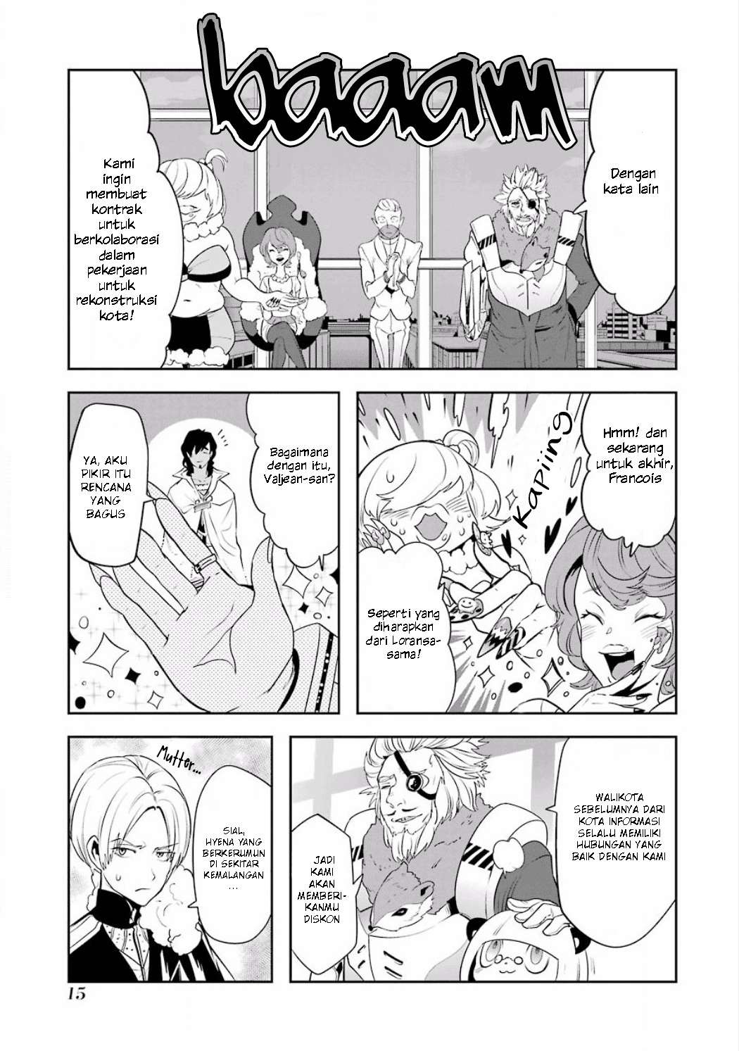 Yakushoku Distopiary chapter 24 halaman 15