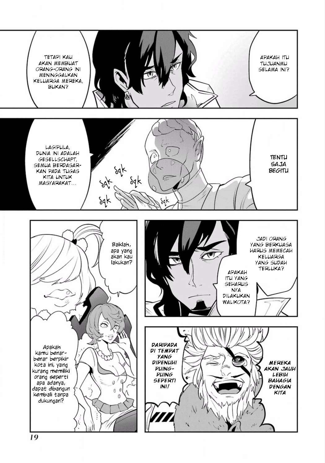 Yakushoku Distopiary chapter 24 halaman 19